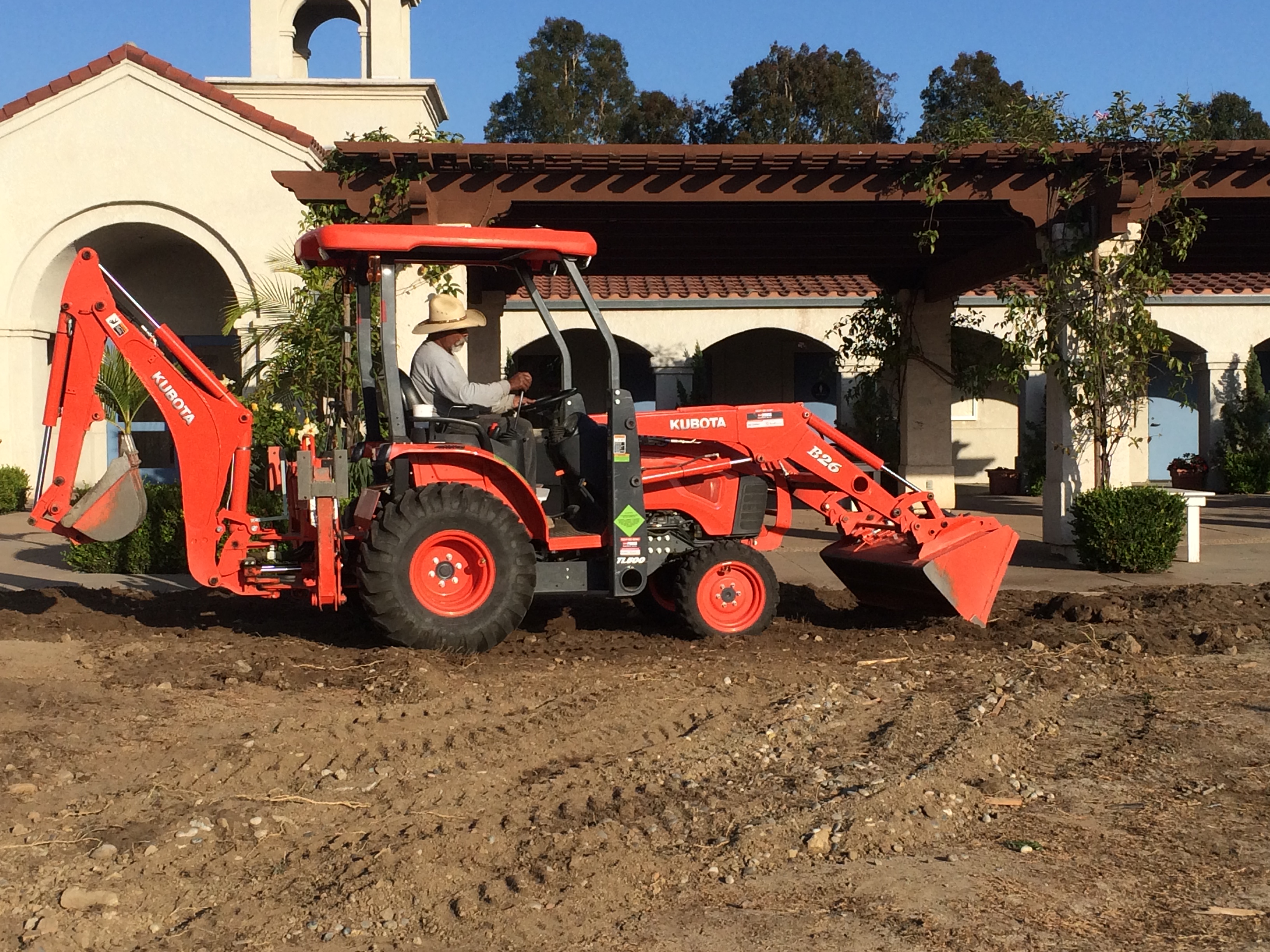 Kubota tractor loader backhoe