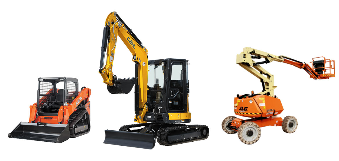 Large Equipment Rental, Rent Construction Equipment