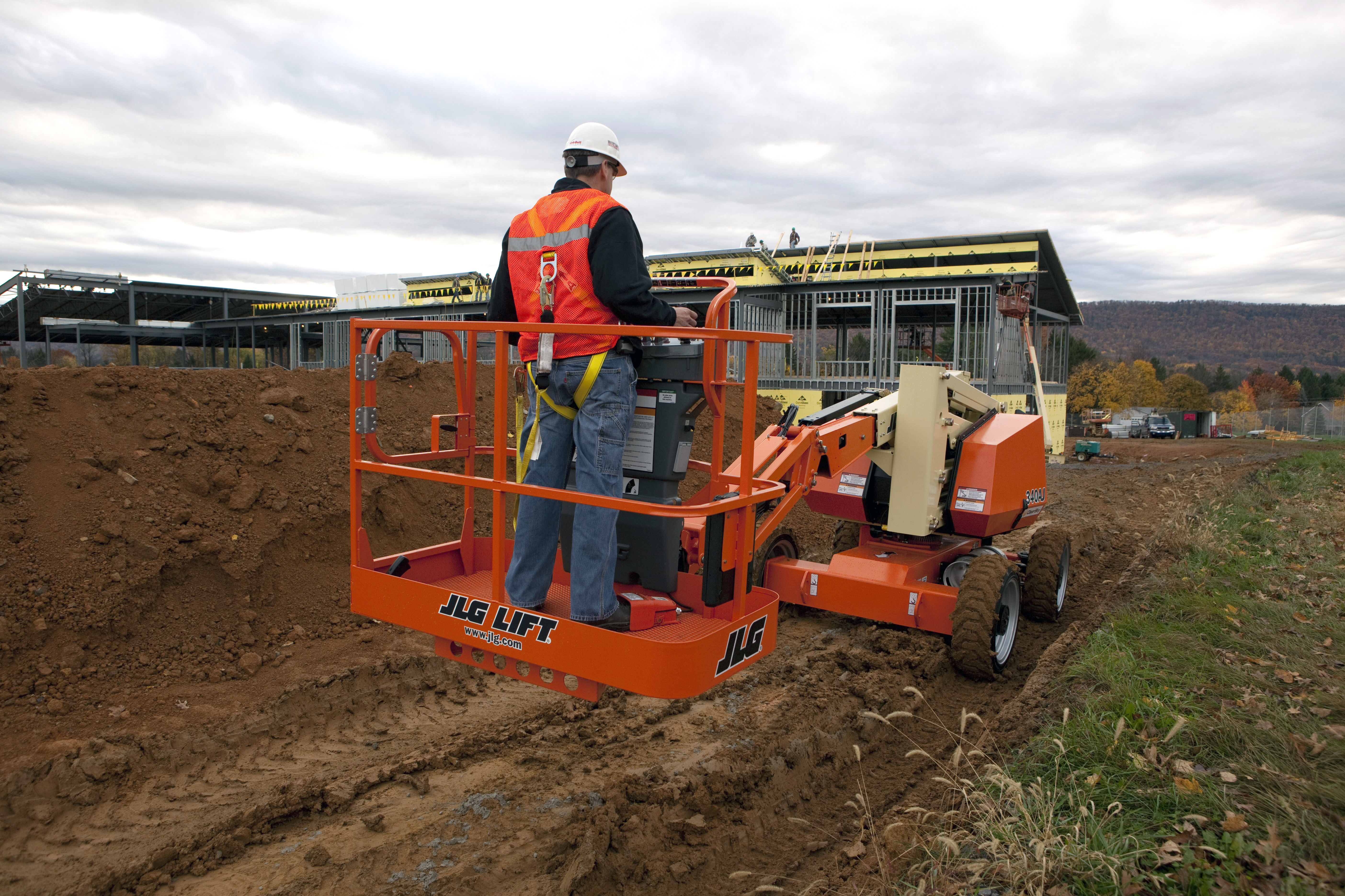 jobsite large equipment